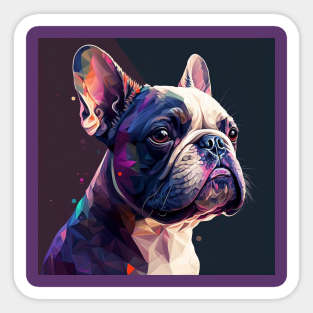 Funny French Bulldog Cute Puppy Sticker